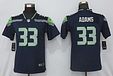 Women Nike Seattle Seahawks 33 Adams Blue Vapor Untouchable Limited Jersey,baseball caps,new era cap wholesale,wholesale hats
